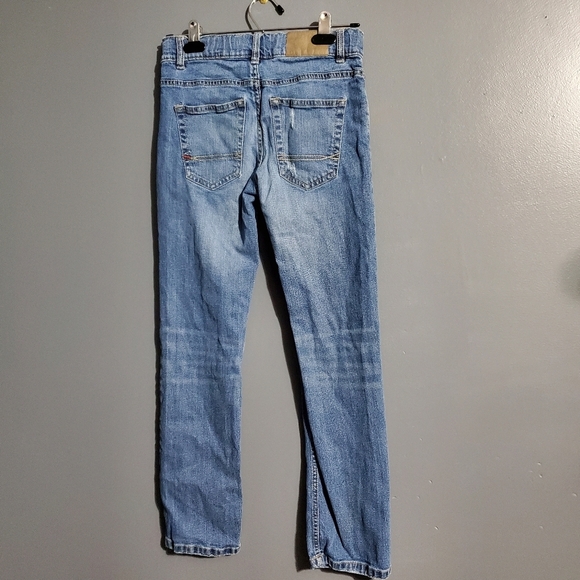 Tommy Hilfiger Blue Distressed Straight Leg Jeans Boys Size 10 - Picture 6 of 10